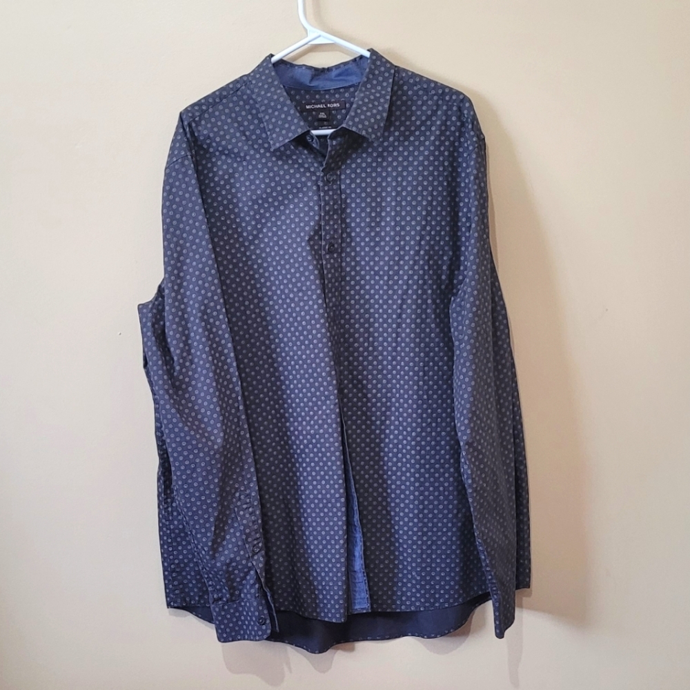 Michael Kors Patterned Dress Shirt